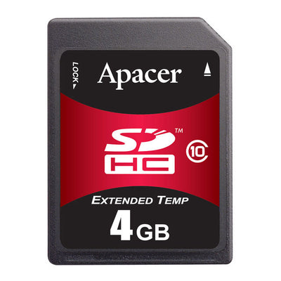 AP-ISD004GIA-1ATM by Apacer Memory America - MEMORY CARD SDHC 4GB CLASS 6 MLC
