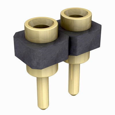 SDL-101-G-10 by Samtec Inc. - CONNECTOR RECPT 2POS GOLD PCB