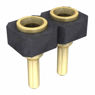 SDL-101-G-12 by Samtec Inc. - CONNECTOR RECPT 2POS GOLD PCB