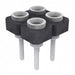 SDL-102-TT-11 by Samtec Inc. - CONNECTOR RECPT 4POS 0.1 TIN PCB