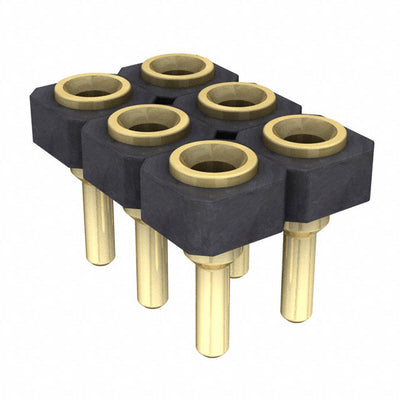 SDL-103-G-12 by Samtec Inc. - CONNECTOR RECPT 6POS 0.1 GOLD PCB