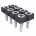 SDL-104-TT-12 by Samtec Inc. - CONNECTOR RECPT 8POS 0.1 TIN PCB