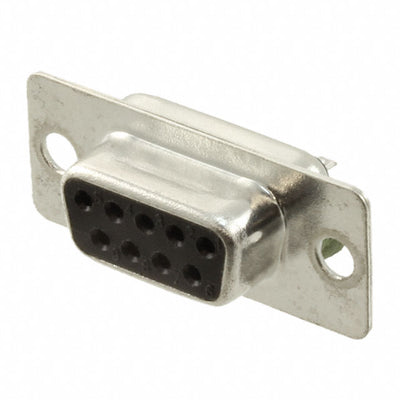 SDS100-PRW2-F09-SN00-1 by Sullins Connector Solutions - CONNECTOR D-SUB RCPT 9POS SLDR CUP