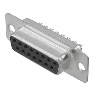 SDS100-PRW2-F15-SN00-1 by Sullins Connector Solutions - CONNECTOR D-SUB RCPT 15POS SLDR CUP