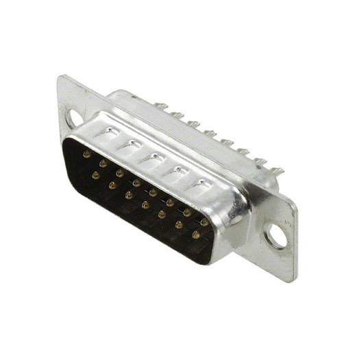 SDS100-PRW2-M15-SN00-1 by Sullins Connector Solutions - CONNECTOR D-SUB PLUG 15POS SLDR CUP