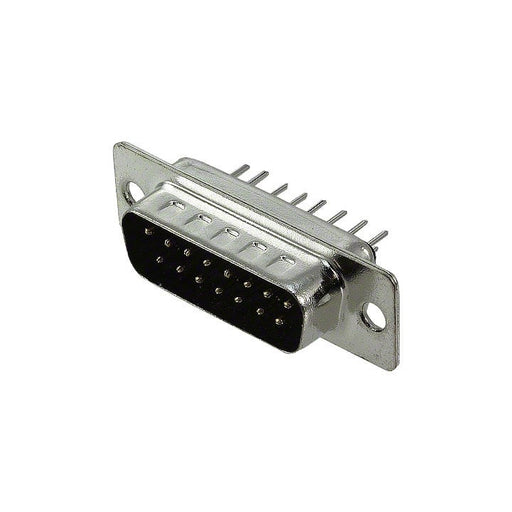 SDS101-PRW2-M15-SN00-1 by Sullins Connector Solutions - CONNECTOR D-SUB PLUG 15POS VERT SLDR