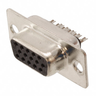 SDS104-PRW2-F15-SN00-1 by Sullins Connector Solutions - CONNECTOR D-SUB HD RCPT 15P SLDR CUP