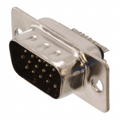 SDS104-PRW2-M15-SN00-1 by Sullins Connector Solutions - CONNECTOR D-SUB HD PLUG 15P SLDR CUP