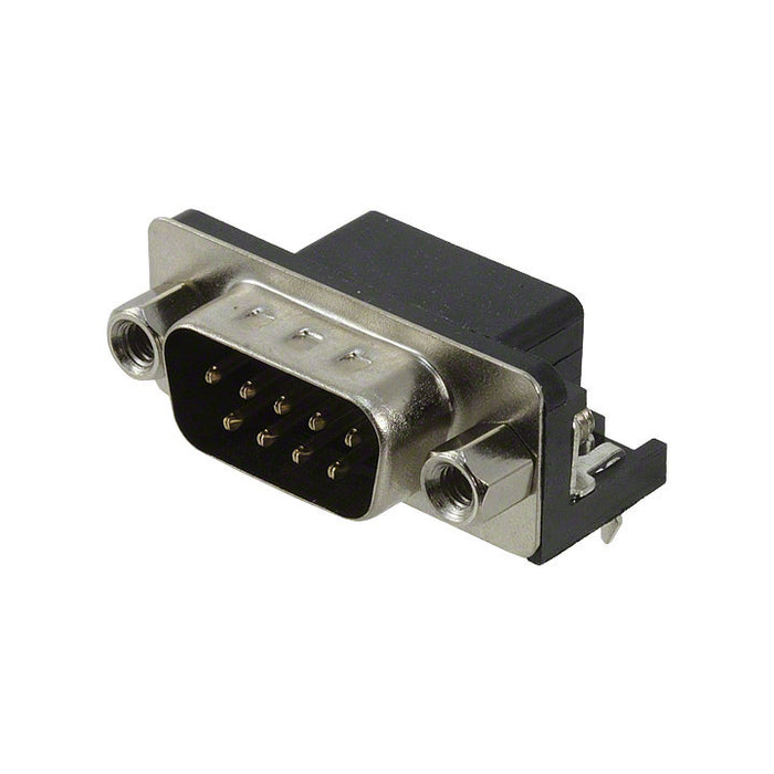 SDS107-PRW1-M09-SN63-11 by Sullins Connector Solutions - CONNECTOR D-SUB PLUG 9POS R/A SLDR