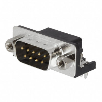 SDS107-PRW2-M09-SN63-11 by Sullins Connector Solutions - CONNECTOR D-SUB PLUG 9POS R/A SLDR
