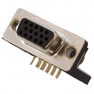 SDS108-PRP2-F15-SN01-1 by Sullins Connector Solutions - CONNECTOR D-SUB HD RCPT 15P R/A SLDR