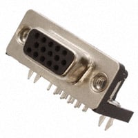 SDS108-PRW1-F15-SN13-1 by Sullins Connector Solutions - CONNECTOR D-SUB HD RCPT 15P R/A SLDR