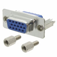 SDS160-PRW2-F15-QNC7-2 by Sullins Connector Solutions - CONNECTOR D-SUB HD RCPT 15P VERT SLDR