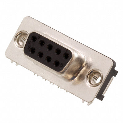SDS223-PRW2-F09-SN13-1 by Sullins Connector Solutions - CONNECTOR D-SUB RCPT 9POS R/A SLDR