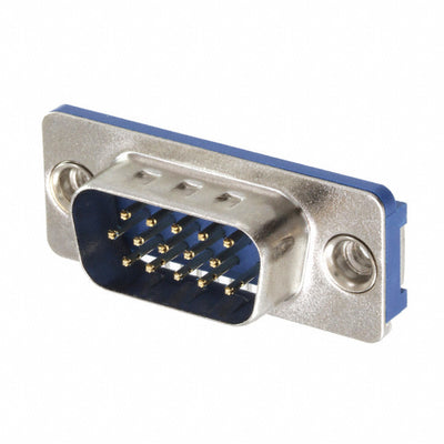 SDS224-PRW1-M15-SN13-2 by Sullins Connector Solutions - CONNECTOR D-SUB HD PLUG 15P R/A SLDR