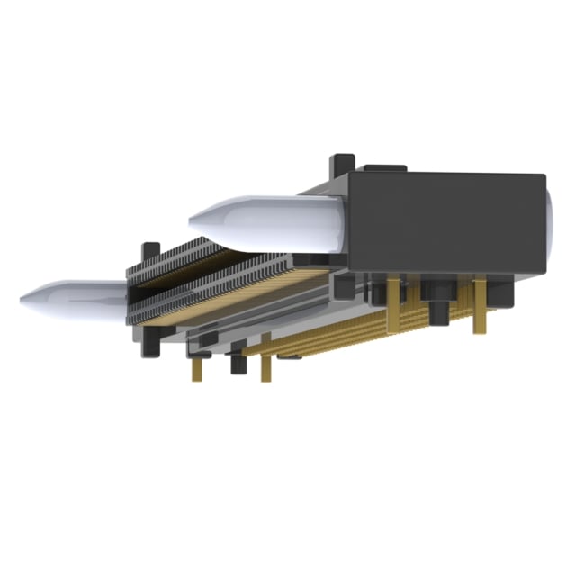 SEAM-50-01-S-04-2-RA-GP-K-TR by Samtec Inc. - CONNECTOR HD ARRAY PLUG 200P R/A SMD