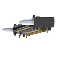 SEAM-50-01-L-04-1-RA-GP-K-TR by Samtec Inc. - CONNECTOR HD ARRAY PLUG 200P R/A SMD