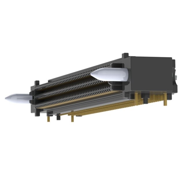 SEAM-50-01-L-06-1-RA-GP-K-TR by Samtec Inc. - CONNECTOR HD ARRAY PLUG 300P R/A SMD