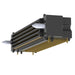 SEAM-50-01-L-10-2-RA-GP-TR by Samtec Inc. - CONNECTOR HD ARRAY PLUG 500P R/A SMD