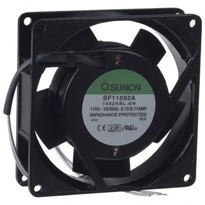 SF11592A-1092HBL.GN by Sunon Fans - FAN AXIAL 92X25MM 115VAC WIRE
