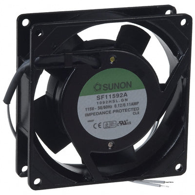 SF11592A-1092HSL.GN by Sunon Fans - FAN AXIAL 92X25MM 115VAC WIRE