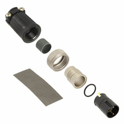 SF6282-2PG-520 by Conxall/Switchcraft - CONNECTOR PLUG MALE 2P GOLD SLDR CUP