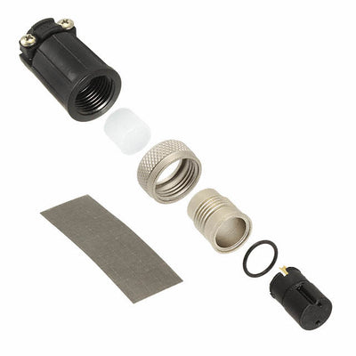 SF6282-2SG-520 by Conxall/Switchcraft - CONNECTOR PLUG FMALE 2P GOLD SLDR CUP