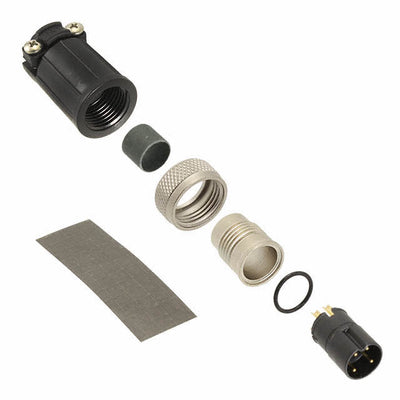 SF6282-4PG-520 by Conxall/Switchcraft - CONNECTOR PLUG MALE 4P GOLD SLDR CUP