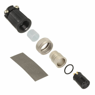 SF6282-4SG-520 by Conxall/Switchcraft - CONNECTOR PLUG FMALE 4P GOLD SLDR CUP