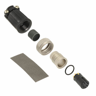 SF6282-7SG-520 by Conxall/Switchcraft - CONNECTOR PLUG FMALE 7P GOLD SLDR CUP