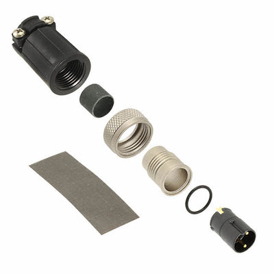 SF6382-2PG-520 by Conxall/Switchcraft - CONNECTOR PLUG MALE 2P GOLD SLDR CUP