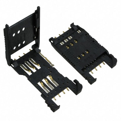 SF7W008S1AR900 by JAE Electronics - CONNECTOR SIM CARD HINGED TYPE R/A