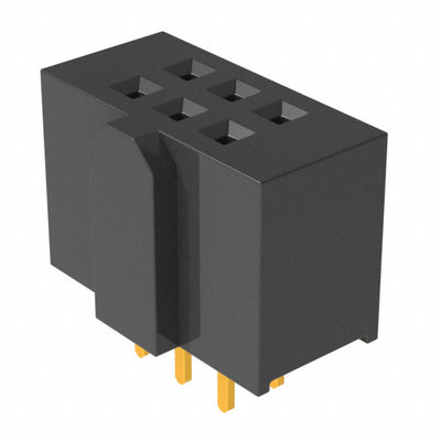 SFH11-NBPC-D03-ST-BK by Sullins Connector Solutions - CONNECTOR HDR 6POS 0.1 GOLD PCB