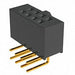 SFH11-NBPC-D04-RA-BK by Sullins Connector Solutions - CONNECTOR HDR 8POS 0.1 GOLD PCB R/A