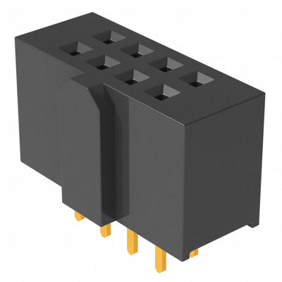 SFH11-PPPC-D04-ST-BK by Sullins Connector Solutions - CONNECTOR HDR 8POS 0.1 GOLD PCB