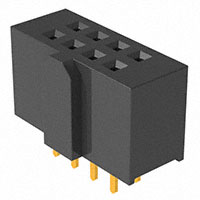 SFH11-PPPC-D04-ST-BK by Sullins Connector Solutions - CONNECTOR HDR 8POS 0.1 GOLD PCB