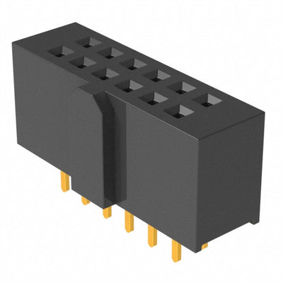 SFH11-NPPC-D06-ST-BK by Sullins Connector Solutions - CONNECTOR HDR 12POS 0.1 GOLD PCB