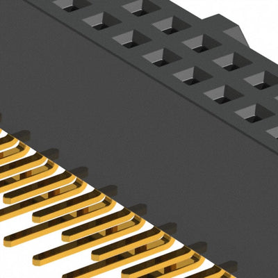 SFH11-NPPC-D20-RA-BK by Sullins Connector Solutions - CONNECTOR HDR 40POS 0.1 GOLD PCB R/A