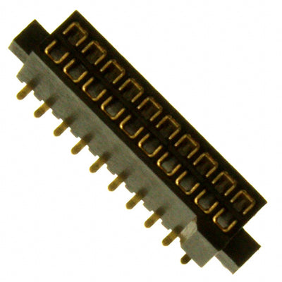 SFH31-NPPB-D10-SP-BK by Sullins Connector Solutions - CONNECTOR HDR 20POS 0.05 GOLD SMD