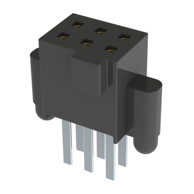SFM-103-01-S-D-A by Samtec Inc. - CONNECTOR RECPT 6POS 0.05 GOLD PCB