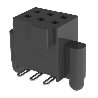 SFM-103-02-S-D-A-K-TR by Samtec Inc. - CONNECTOR RECPT 6POS 0.05 GOLD SMD