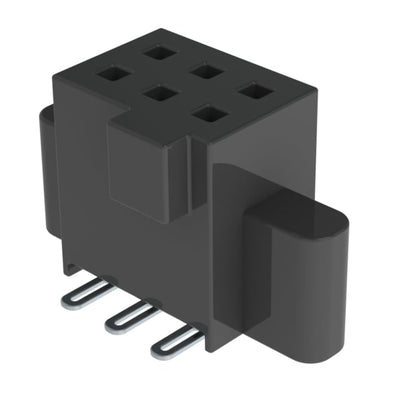 SFM-103-L2-L-D by Samtec Inc. - CONNECTOR RECPT 6POS 0.05 GOLD SMD