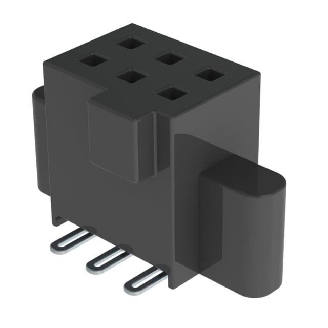SFM-103-02-L-D-K by Samtec Inc. - CONNECTOR RECPT 6POS 0.05 GOLD SMD