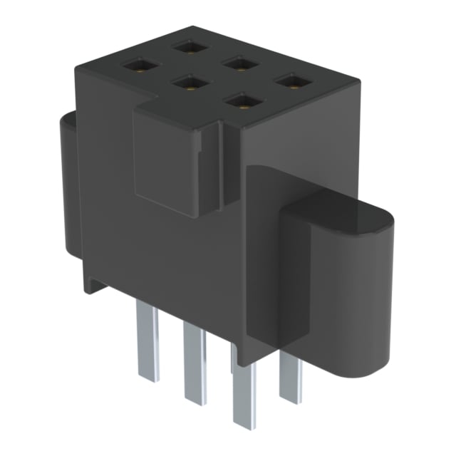 SFM-103-03-L-D-TR by Samtec Inc. - CONNECTOR RECPT 6POS 0.05 GOLD PCB