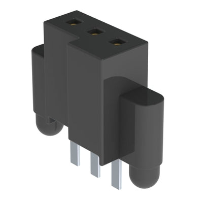 SFM-103-03-L-S-A by Samtec Inc. - CONNECTOR RECPT 3POS 0.05 GOLD PCB