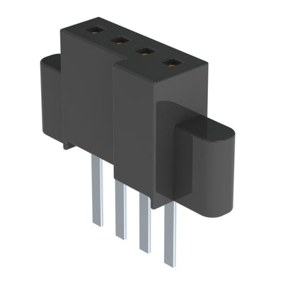 SFM-104-L1-L-S by Samtec Inc. - CONNECTOR RECPT 4POS 0.05 GOLD PCB