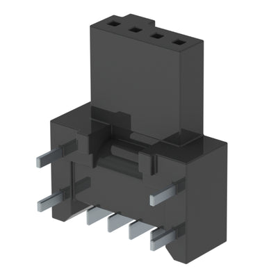 SFM-104-02-S-SH-TR by Samtec Inc. - CONNECTOR RECPT 4POS 0.05 GOLD SMD R/A