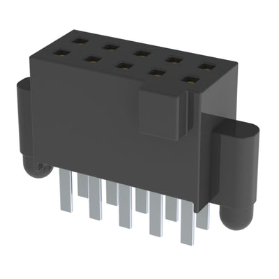 SFM-105-03-L-D-A-K by Samtec Inc. - CONNECTOR RECPT 10POS 0.05 GOLD PCB