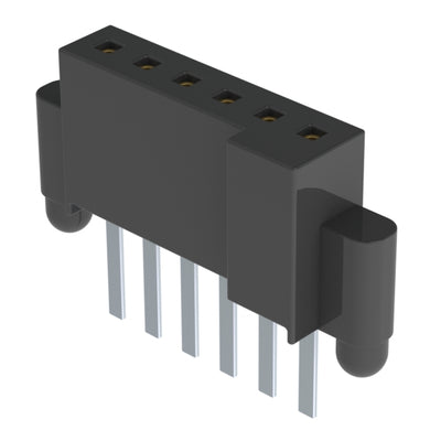 SFM-106-01-L-S-A by Samtec Inc. - CONNECTOR RECPT 6POS 0.05 GOLD PCB