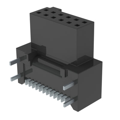 SFM-106-02-S-DH-TR by Samtec Inc. - CONNECTOR RECPT 12P 0.05 GOLD SMD R/A